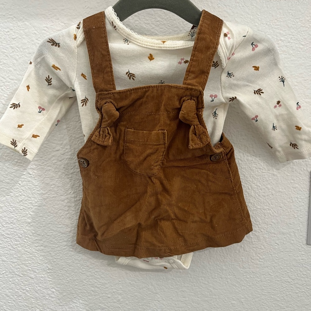 Baby girl overall dress
